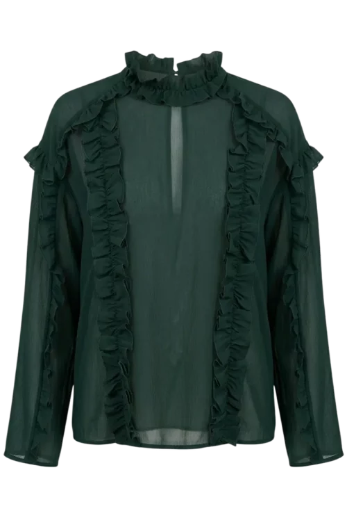 Blouse Romantique à Volants