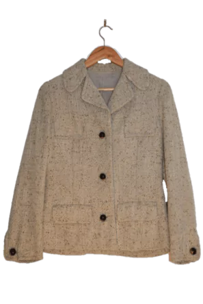 Veste en laine bouillie