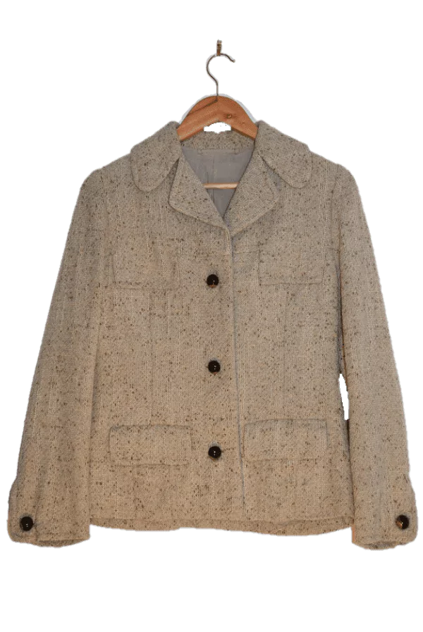 Veste en laine bouillie