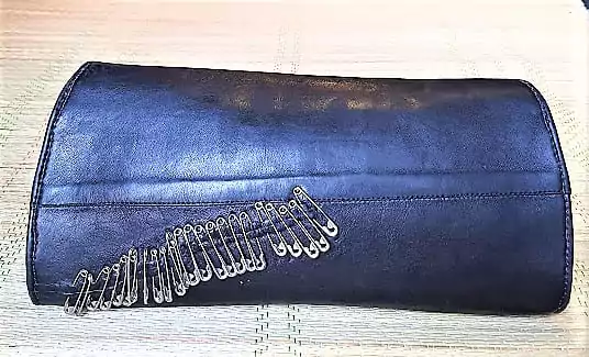Pochette cuir recyclé – Image 6