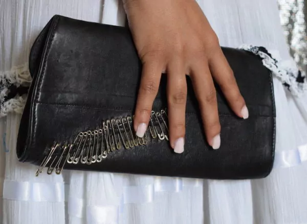 Pochette cuir recyclé – Image 2