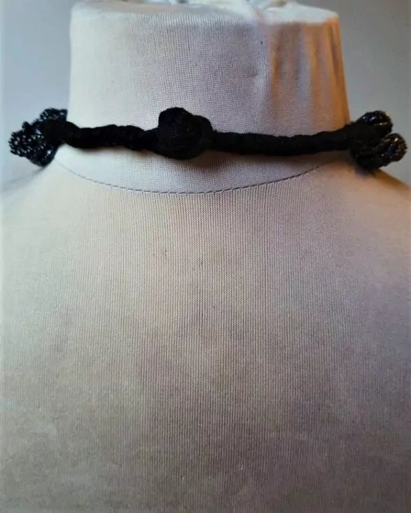 Collier ras de cou torsade de perles – Image 2