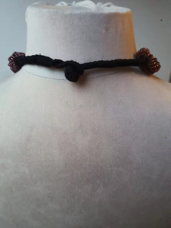 Collier ras de cou torsade de perles – Image 2