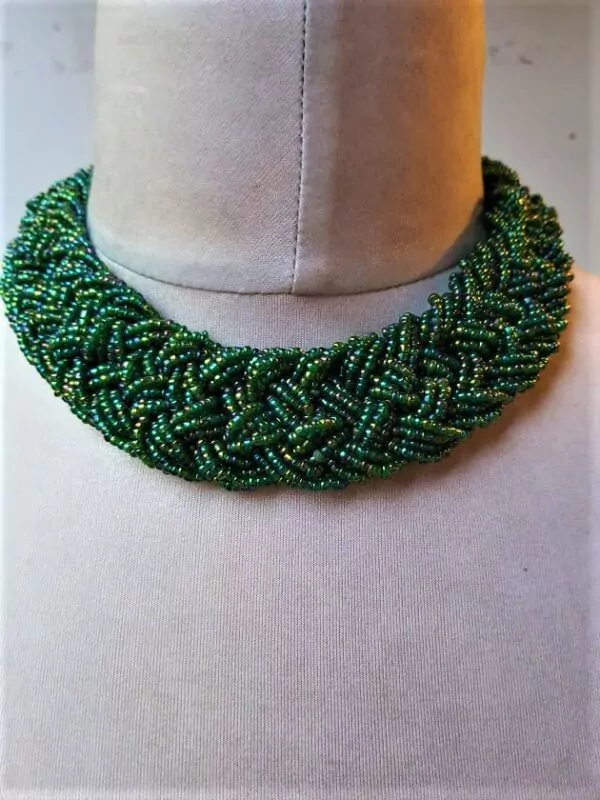 Collier ras de cou torsade de perles – Image 3