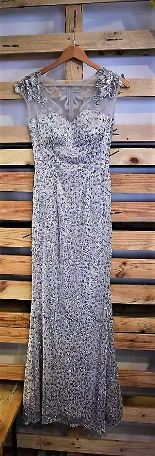 Robe Cocktail En Sequin – Image 2