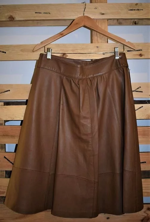 Jupe En Cuir Vintage – Image 4