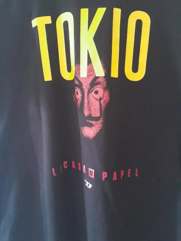 T-shrit Diesel Netflix Lacasa Papel – Image 7
