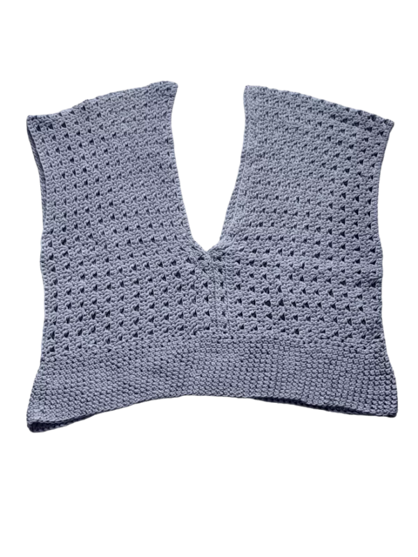 Crop Top Crochet Vintage
