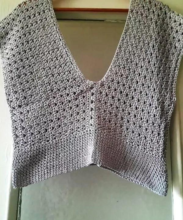 Crop Top Crochet Vintage – Image 3