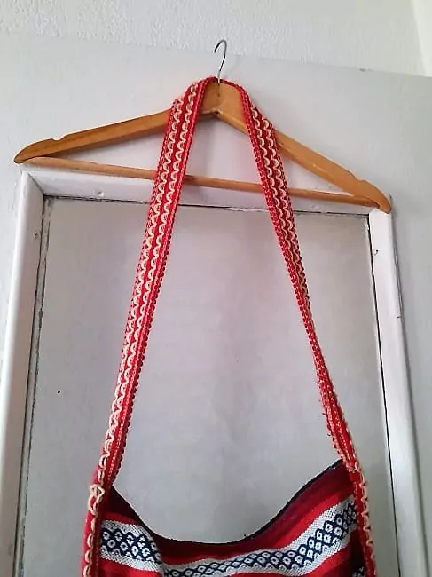Besace En Laine Vintage – Image 4