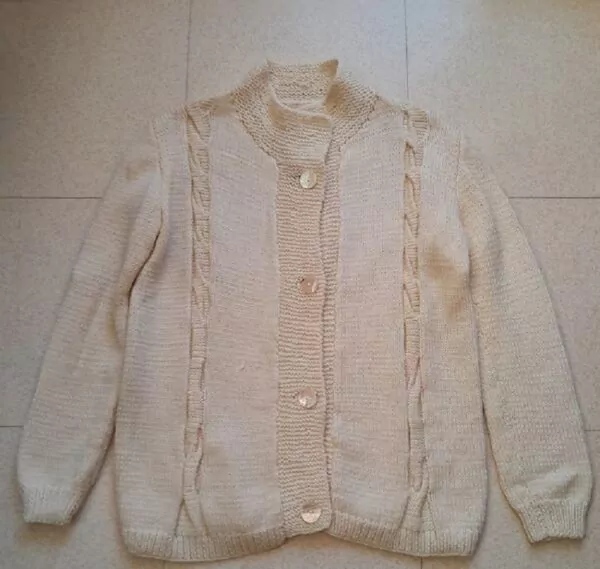 Cardigan En Laine Vintage – Image 4
