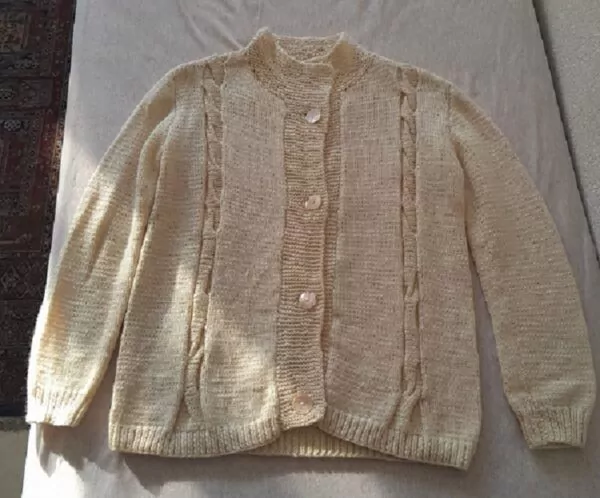 Cardigan En Laine Vintage – Image 9