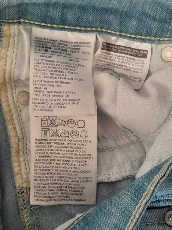 Jean Levi's Demi Curve Mic Frise Slim – Image 8