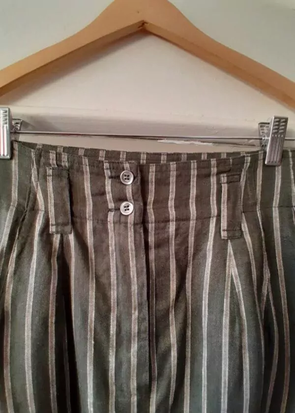 Jupe Crayon En Lin Penny Black – Image 6