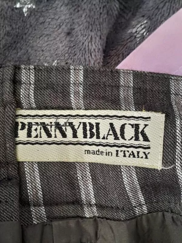Jupe Crayon En Lin Penny Black – Image 3