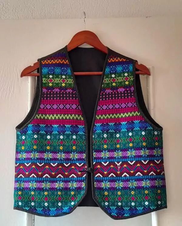 Gilet Homme Guatémaltéque Vintage – Image 5