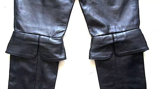 Akhesa Pantalon En Cuir Femme – Image 2