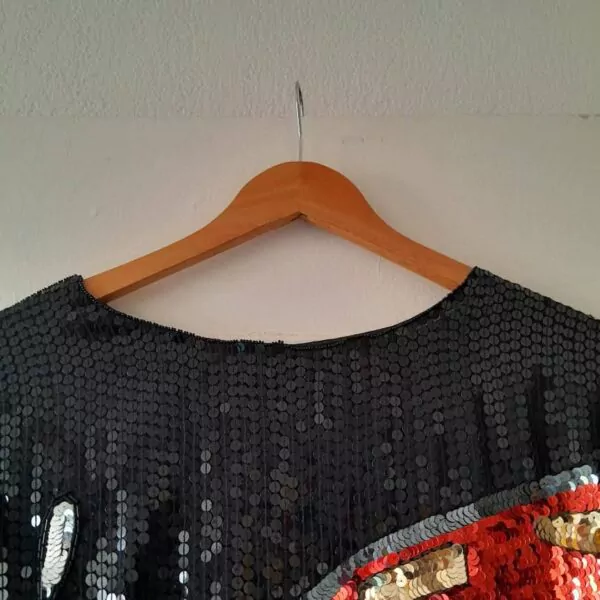 Haut Sequin Vintage Année 80 – Image 4