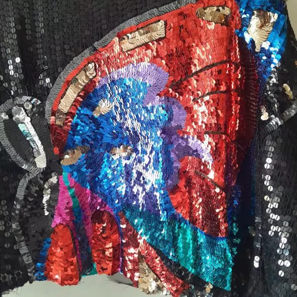 Haut Sequin Vintage Année 80 – Image 5