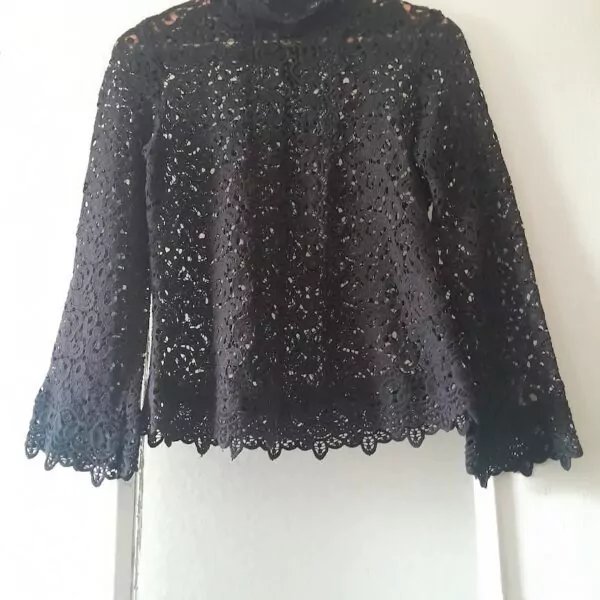 Haut Zara Woman Col Roulé Guipure – Image 5