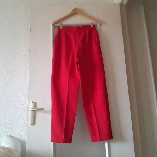 Pantalon Vintage Coupe Carotte – Image 7