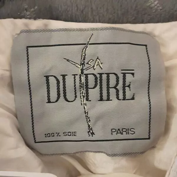 Jupe En Sequin 100% Soie Dupiré-Paris-Vintage – Image 2
