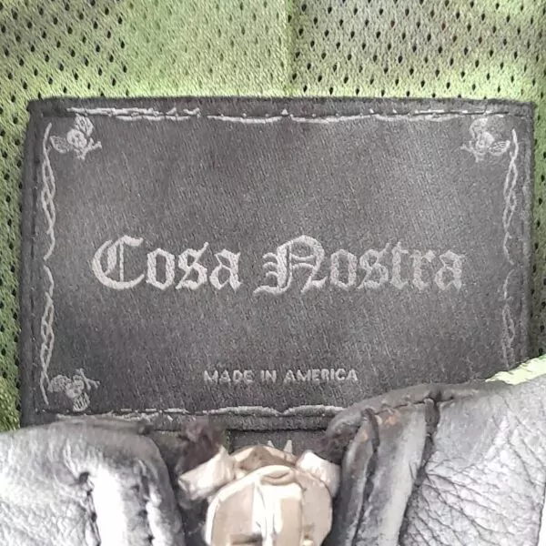 Veste En Cuir Cosa Nostra  For Man Vivienne Weswood-Jeffrey Sebelia – Image 12