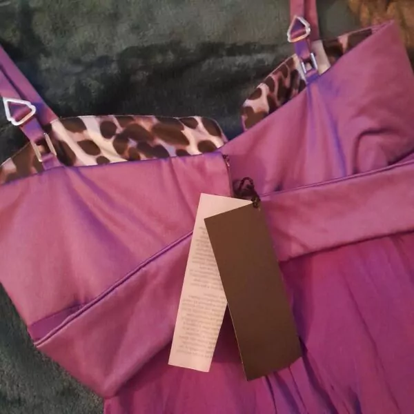 Just Cavalli Robe Bustier Léopard – Image 5