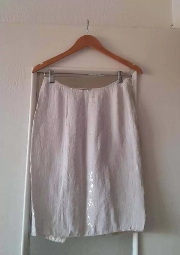 Jupe En Sequin 100% Soie Dupiré-Paris-Vintage – Image 4