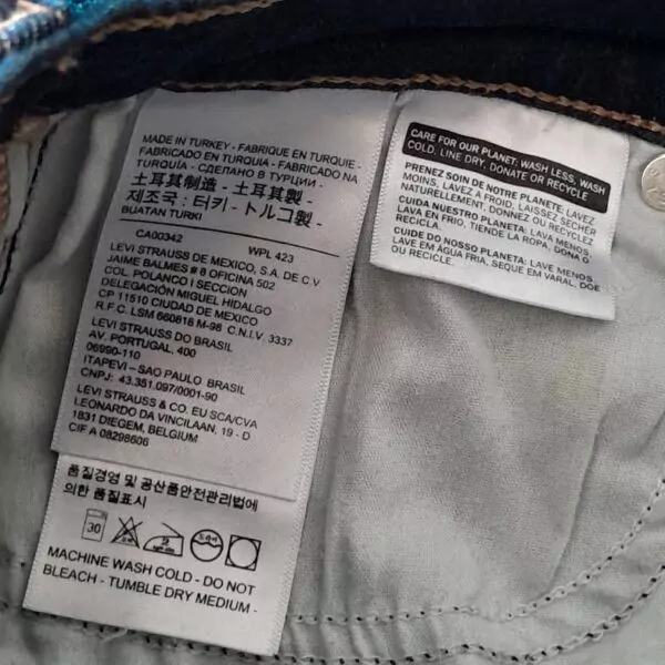 Jean Levi's 724 Taille Haute Droit – Image 10
