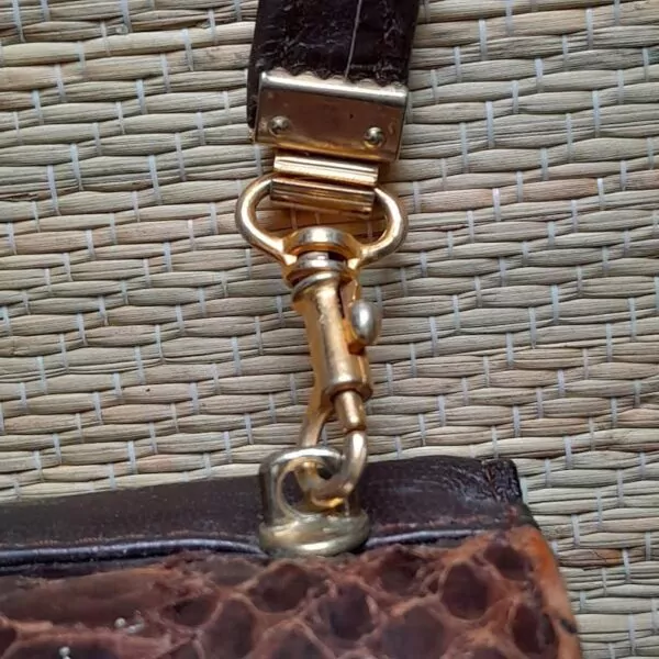 Petite Pochette En Python Vintage – Image 5