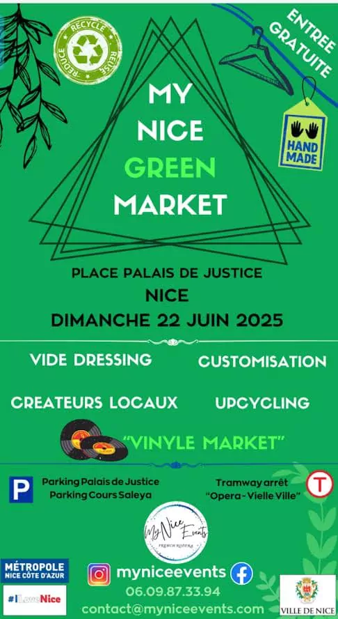 Vintage lovers green market