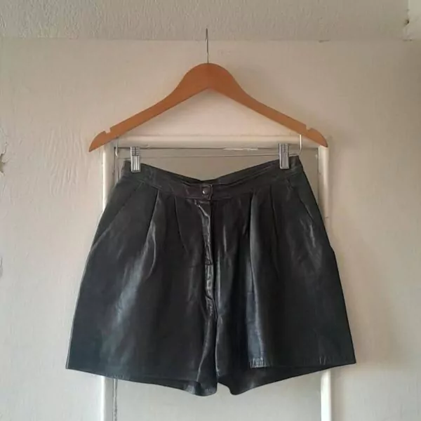 Short en cuir Pole Nord Vintage – Image 5