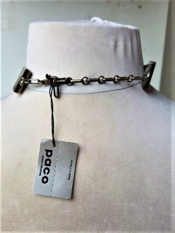 Collier Ras Du Cou Vintage Paco Rabanne – Image 4